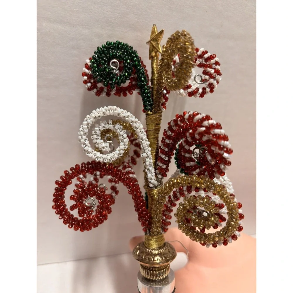 Pier 1 Imports Christmas Holiday Wine Bottle Stopper‎ Festive Oversized curls